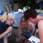 Studium von Brinca's Hufen ;-)