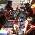 Jetzt haben die Herren auch mal Schatten!